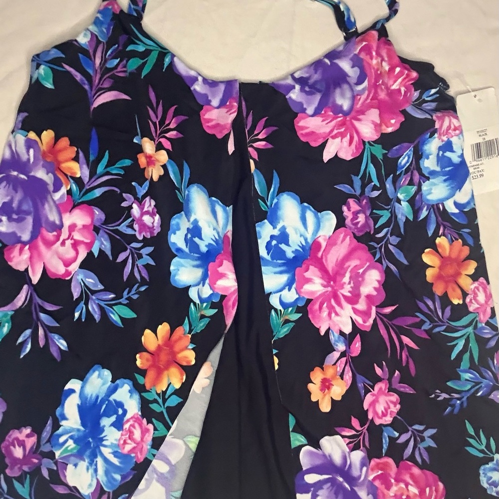 Floral womens One Piece swimsuit - Picture 4 of 6